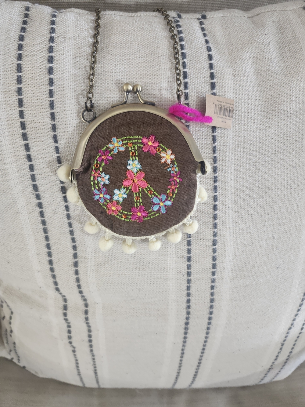 Brand New NATURAL LIFE Festival Necklace Coachella Kisslock - Picture 3 of 4